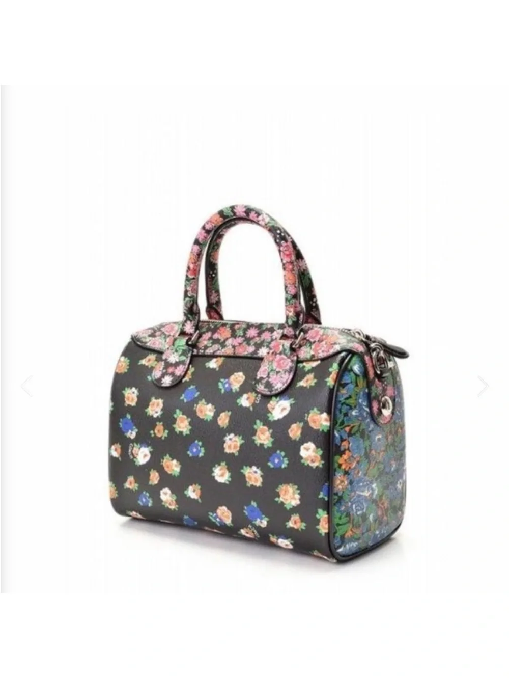 Coach mini Bennett satchel in floral print mix coated canvas